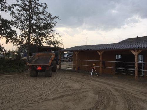 Paarden paddock aanleg Nieuw-vennep