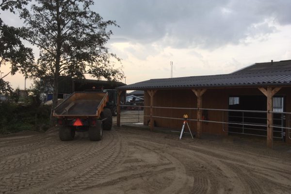 Paarden paddock aanleg Nieuw-vennep